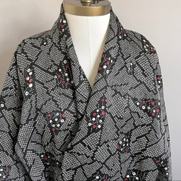 Japanese Wrap Haori Kimono Yukata Robe Top - S/M - Picture 5 of 12